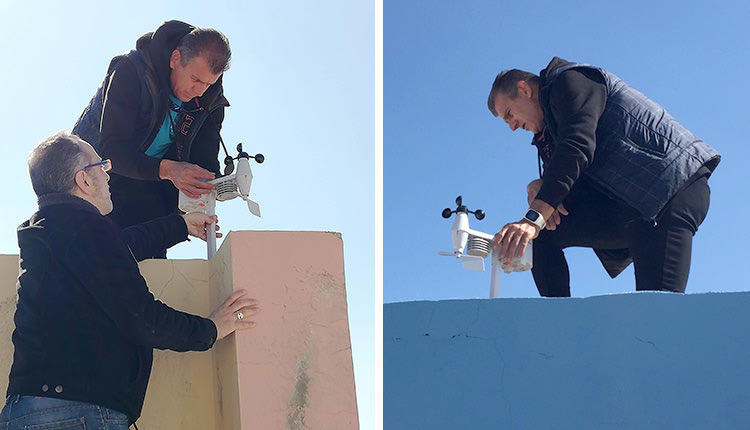 Τον δικό του μετεωρολογικό σταθμό έχει το 15ο Δημοτικό σχολείο Ηρακλείου