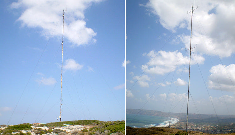 Το Πανεπιστήμιο Κρήτης έχει δύο 30-μετρους μετεωρολογικούς ιστούς στις περιοχές Κισάμου Χανίων και Μονής Τοπλού