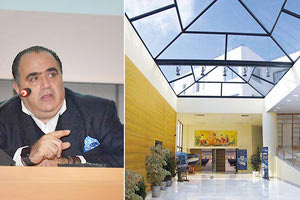 Τα κεντρικά γραφεία της ΑΝΕΚ και ο Πρόεδρος του CSI Institute Μανώλης Σφακιανάκης