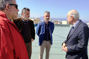 Την πορεία υλοποίησης των εργασιών στα σχολικά συγκροτήματα του 3ου Ενιαίου Λυκείου και του 4ου Ενιαίου Λυκείου είχε τη δυνατότητα να διαπιστώσει ο Δήμαρχος Ηρακλείου Βασίλης Λαμπρινός, συνοδευόμενος από τον Αντιδήμαρχο Τεχνικών Έργων Γιάννη Αναστασάκη