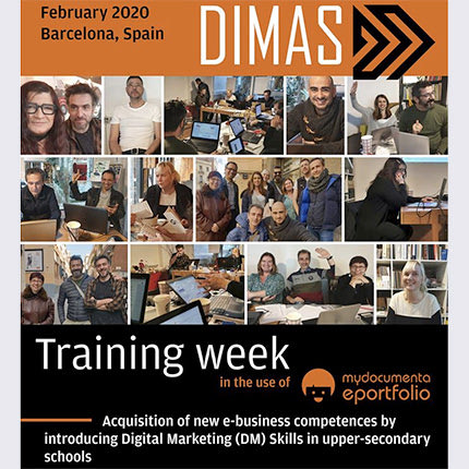 Στο έργο Dimas (Digital Marketing in upper secondary education) ως εταίρος συμμετέχει η Περιφερειακή Διεύθυνση Πρωτοβάθμιας και Δευτεροβάθμιας  Εκπαίδευσης Κρήτης