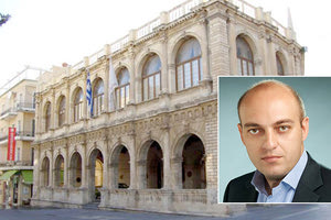 Ο αντιδήμαρχος Καθαριότητας κ. Κώστας Βαρδαβάς στη Λότζια