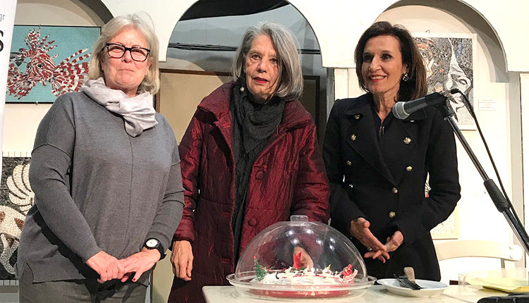 Ρίκα Διαλυνά στο Πολύκεντρο Νεολαίας του Δήμου Ηρακλείου από τις «Ημέρες χαράς» που διοργάνωσε η Ομάδα Εθελοντών Πολιτισμού Δήμου Ηρακλείου