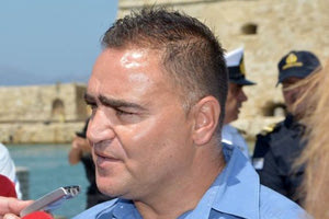 O πρόεδρος της Ένωσης Προσωπικού Λιμενικού Σώματος Ανατολικής Κρήτης Γιώργος Σφακιανάκης