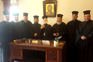 Από τη συνάντηση με τον Αρχιεπίσκοπο Κρήτης κ.κ. Ειρηναίο