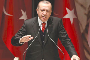 Ο πρόεδρος της Τουρκίας Ρετζέπ Ταγίπ Ερντογάν