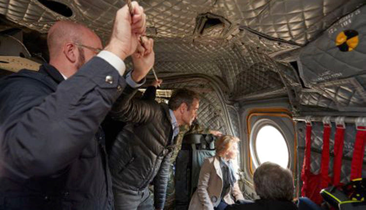 Η ηγεσία της Ευρώπης πέταξε κατά μήκος των συνόρων