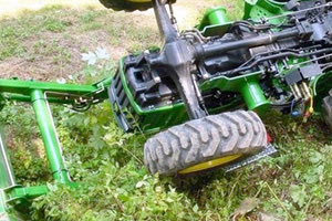 καταπλακώθηκε από το τρακτέρ του