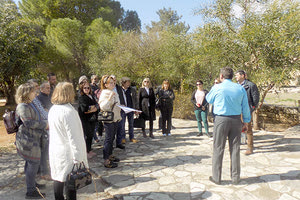  Τον αρχαιολογικό χώρο της Γόρτυνας επισκέφθηκαν μέλη του Πολιτιστικού Συλλόγου Βώλακα Δράμας