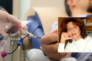 Η διευθύντρια Αιμοδοσίας του ΠΑΓΝΗ Ε. Λυδάκη.