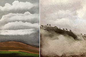 Σύννεφα  και κατσιφάρες» είναι ο τίτλος της νέας έκθεσης ζωγραφικής του Λουδοβίκου των Ανωγείων