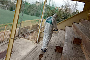 απολύμανση των αθλητικών εγκαταστάσεων στο “Μαρτινέγκο” ο Εργοτέλης