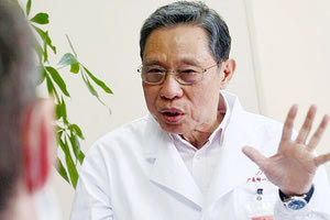 ο Τζονγκ Νάνσαν, ο Κινέζος επιδημιολόγος και κορυφαίος σύμβουλος κοροναϊού της κινεζικής κυβέρνησης