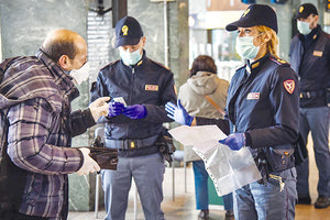 Ιταλία με τον κορονοϊό