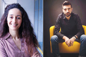 Η κ. Σ. Καρφή και ο κ. Δ. Παπανικολάου