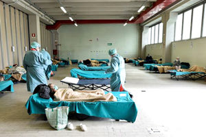 νείπωτη τραγωδία στην Ιταλία, όπου οι νεκροί λόγω του κοροναϊού έφθασαν μόνο χθες τους 475