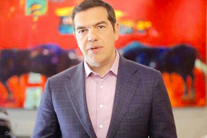 ς ο πρόεδρος της Αξιωματικής Αντιπολίτευσης Αλέξης Τσίπρας