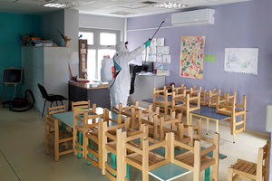 Απολύμανση σε χώρους του Αστυνομικού Μεγάρου