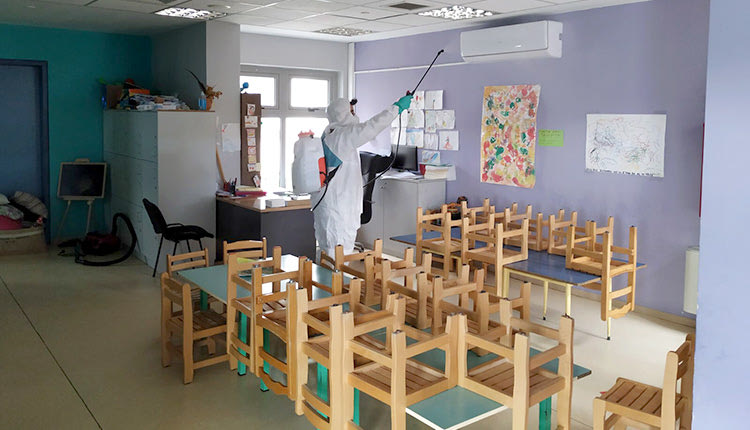 Απολύμανση σε χώρους του Αστυνομικού Μεγάρου