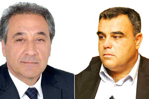 Ο Βασίλης Βερυκοκίδης και ο Γιώργος Μπαμιεδάκης