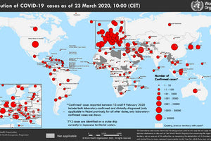 εξάπλωση του κορονοϊού στην Αφρική