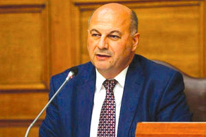 Ο υπουργός Δικαιοσύνης Κώστας Τσιάρας