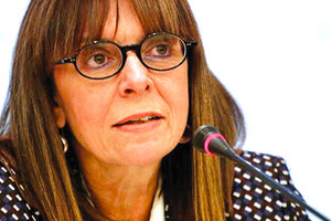 Η κ. Αικ. Σακελλαροπούλου