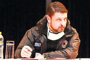 ο υφυπουργός Πολιτικής Προστασίας και Διαχείρισης Κρίσεων, κ. Νίκος Χαρδαλιάς