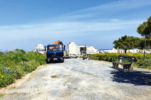 H παρέμβαση στα ενετικά τείχη