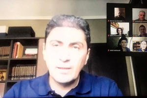 Τηλεδιάσκεψη με εκπροσώπους του Εργατικού Κέντρου Ηρακλείου και εκπροσώπους σωματείων εργαζομένων πραγματοποίησε ο υφυπουργός Πολιτισμού και Αθλητισμού – βουλευτής Ηρακλείου κ. Λευτέρης Αυγενάκης,