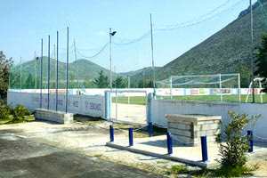 Το γήπεδο της Δαμάστας, όπου γίνονται έργα