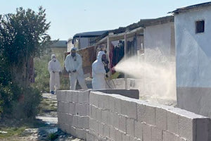 απολυμάνσεις πραγματοποιούνται στον καταυλισμό των Ρομά στη Ν. Αλικαρνασσό