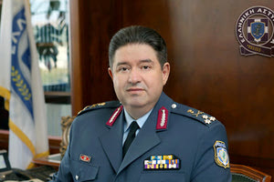 Ο Αρχηγός της Ελληνικής Αστυνομίας, Αντιστράτηγος Μιχαήλ Καραμαλάκης