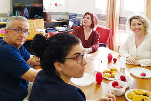 η διοικήτρια της 7ης ΥΠΕ, Λένα Μπορμπουδάκη στα νοσοκομεία του νησιού