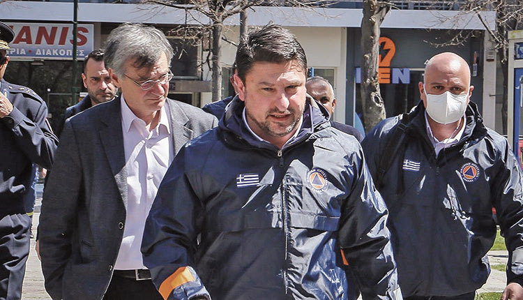 Στην περιοχή βρέθηκε χθες ο υφυπουργός Πολιτικής Προστασίας, κ. Νίκος Χαρδαλιάς