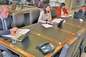 το νέο νομοσχέδιο του Υπουργείου Παιδείας από την υπουργό, κα Νίκη Κεραμέως, καθώς και από τους υφυπουργούς, κ.κ. Σοφία Ζαχαράκη και Βασίλη Διγαλάκη.