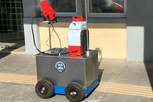 Ρομποτικό όχημα ψεκασμού-απολύμανσης