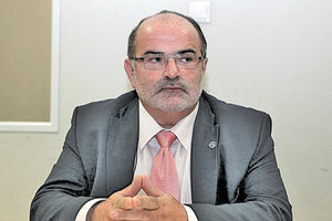 O πρόεδρος της ΓΣΕΒΕΕ, Γ. Καββαθά