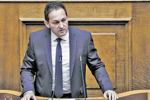 Ο κυβερνητικός εκπροσώπος, Στέλιος Πέτσας