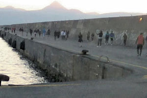 λιμενοβραχίονας στη «λεωφόρο by pass» , στον Κούλε