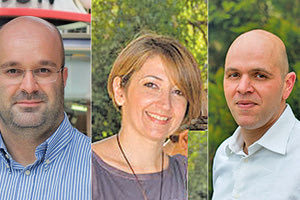 Ο κ. Αλέξανδρος Αποστολάκης, Η κ. Ειρήνη Δήμου και o κ. Μάρκος Κουργιαντάκης