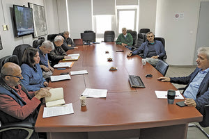 Από τη συνάντηση στον Οργανισμό Ανάπτυξης Κρήτης