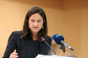 Η υπουργός Παιδείας κ. Κεραμέως