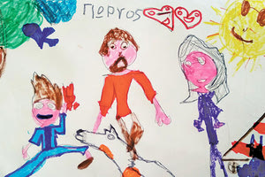 ι η δράση “Αγάπη από Απόσταση”¨που γίνεται με πρωτοβουλία της εικαστικού, κ. Ειρήνης Λιναρδάκη, και συνεργατών της στην “Π”