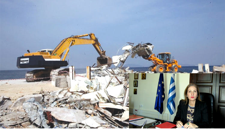 ΚΑΤΕΔΑΦΙΣΕΙΣ ΑΥΘΑΙΡΕΤΩΝ ΣΤΟΝ ΑΙΓΙΑΛΟ: Μπουλντόζες μετά το Ελεγκτικό Συνέδριο