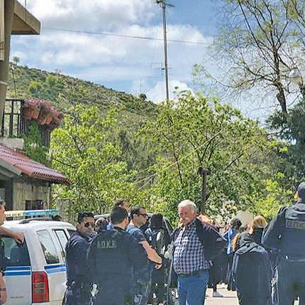 ισχυρές αστυνομικές δυνάμεις για το διπλό φονικό στ’ Ανώγεια