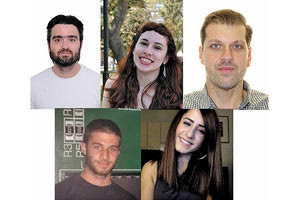 Τα μέλη της ερευνητικής ομάδας (από αριστερά) Π. Παυλίδης (ΙΤΕ), Απόστολος Μπελούκας (ΠΑ.Δ.Α.), Νίκος Αλαχιώτης (ΙΤΕ), Ιωάννα Γαρεφαλάκη (ΙΤΕ).