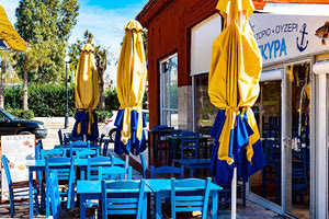 εστίαση σε εξωτερικούς χώρους