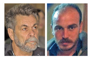 Ο Λ. Καλομοίρης και ο Γ. Ξυλούρης