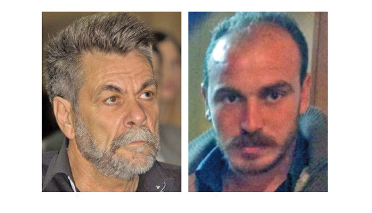 Ο Λ. Καλομοίρης και ο Γ. Ξυλούρης
